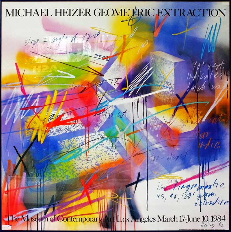 Arbeit von Michael Heizer