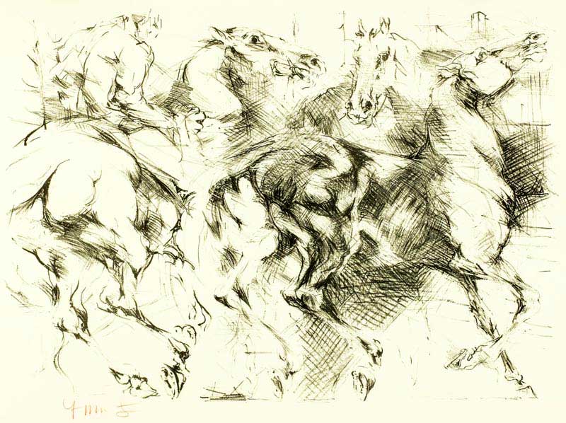 ©Fritz_Martinz/VG_Bild-Kunst, Bonn, 2019 weiteres Bild: Pferde