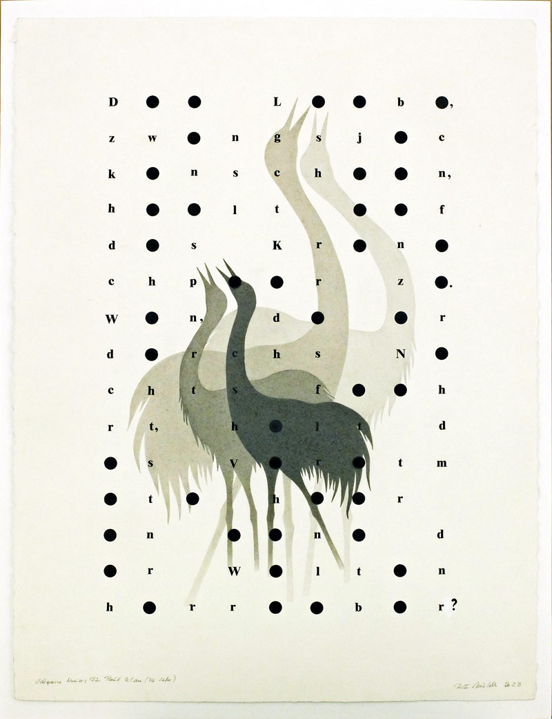 weiteres Bild: Schwarze Kreise: Für Paul Celan, (Liebe)