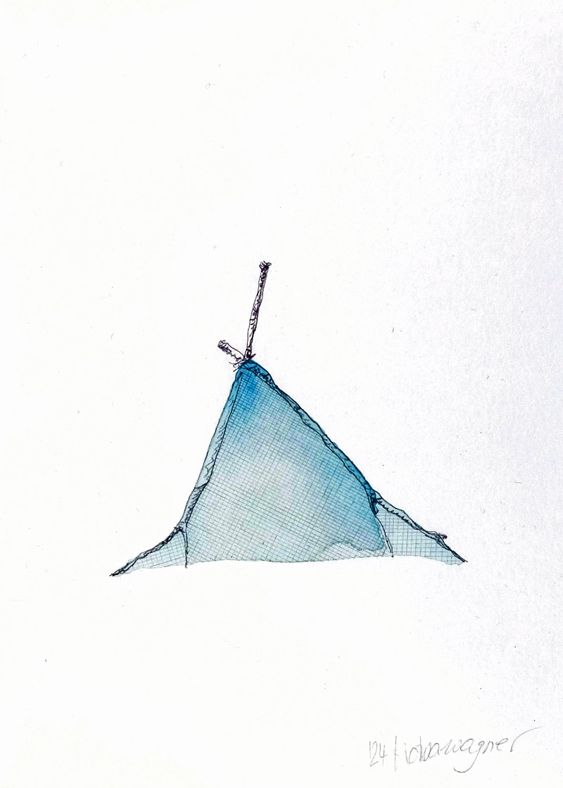weiteres Bild: ohne Titel, (2024 blau)