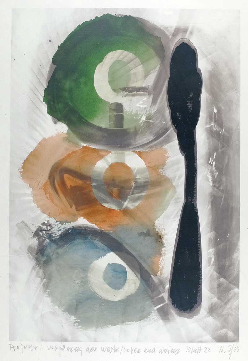 weiteres Bild: Projekt Versöhnung der Werte / Sehen und Weinen, Blatt 22