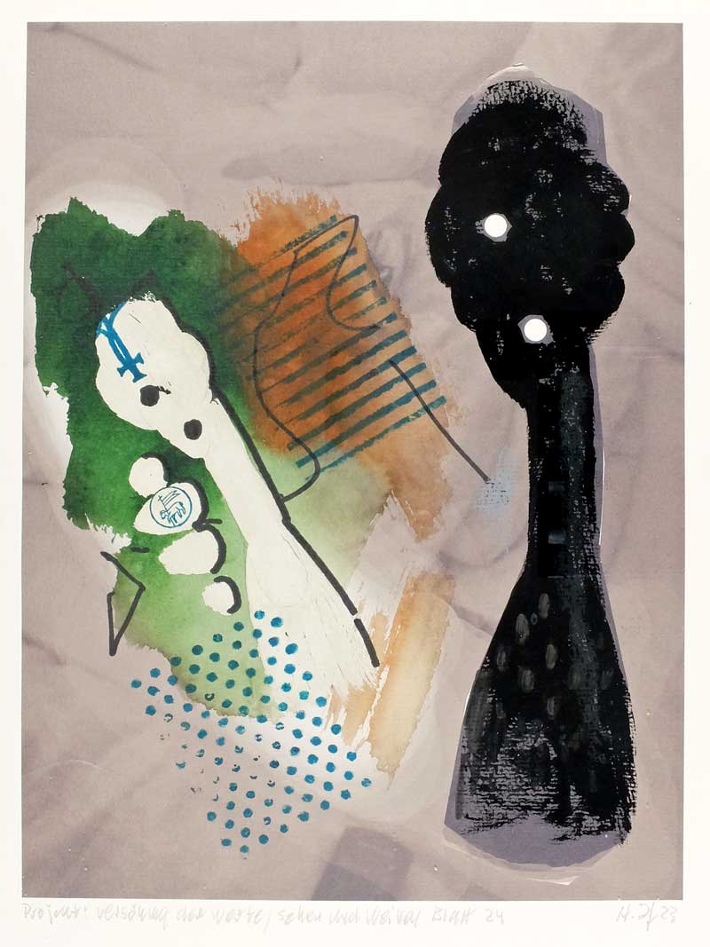 weiteres Bild: Projekt Versöhnung der Werte / Sehen und Weinen, Blatt 24