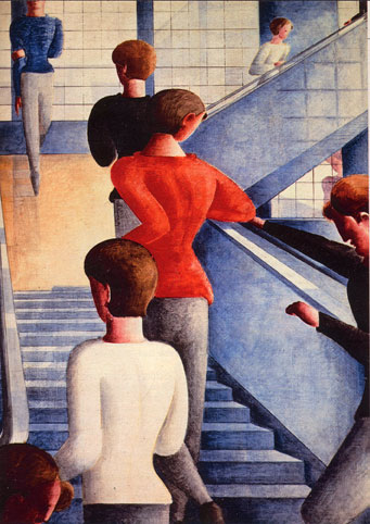 Oskar Schlemmer Bauhaustreppe 1932