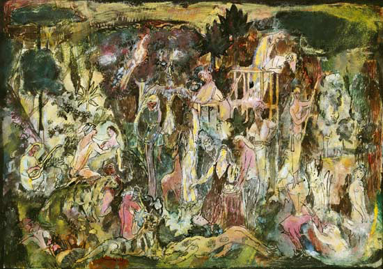 Eugen von Kahler Der Liebesgarten 1911 1912