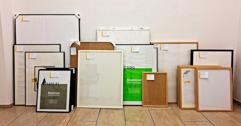 neuwertige Bilderrahmen 100